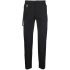 Black tailored trousers with zip