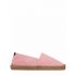 Saint Laurent embroidered espadrilles in pink canvas