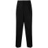 Black relaxed fit trousers