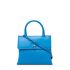 Blue small Trifolio top-handle bag