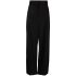 Black high-waisted tailored pants