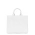 DG Daily medium white tote bag with embossed logo
