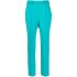 Light blue tailored high-waisted pants with button waistband