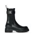 Terra black leather Chelsea boots