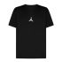 Black short-sleeved T-shirt with Eiffel logo
