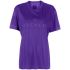 Purple T-shirt with ton sur ton logo print