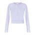 Long-sleeved semi-transparent lilac jersey