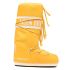Icon yellow nylon snow boots