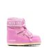 Icon Low pink snow boots with laces