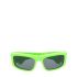 Arrows fluo green rectangular sunglasses