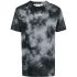 Tie-dye black print T-shirt