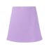 Lilac flared mini skirt with back zipper