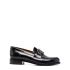 Black leather Morgana loafers