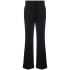 Black cropped bootcut Trousers