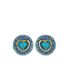 Cor Lux Blue Crystal earrings