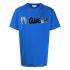Blue T-shirt with front logo print
