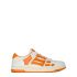 Skel Sneakers low top bianche e arancioni