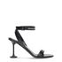 Afterhour 90mm Sandal in black smooth calfskin