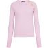 Embossed buttons pink Jumper