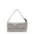 Vitty La Grande shoulder bag embellished with silver crystals