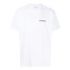 T-shirt bianca con logo TB ricamato