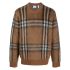 Burberry Haymarket-check knitted jumper