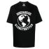 Logo print black Globetrotter T-shirt