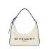 Ivory handbag in coated canvas with embossed 4G pattern