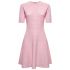 Pink 4G jacquard mini Dress