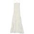 White La robe maille Crema dress