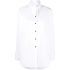 Knotted collar white Shirt