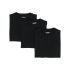 Black short-sleeve 3-pack T-shirts