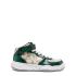 Green and white Wayne high-top sneakers