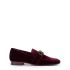 Blair loafers in burgundy velvet