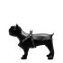 Moncler- Poldo Dog Couture Pettorina nera con logo