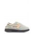 Grey Out of Office slip-on suede trainers with inserts Beige