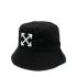 Arrows-motif embroidered bucket hat
