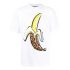 T-shirt bianca con stampa Banana