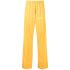 Yellow logo-print loose-fit track pants