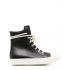 Black leather high-top Sneakers