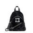 Faux fur 'Walky Viv' backpack with rhinestone buckle