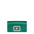 Mini Green Viv' Choc Jewel Satin Bag