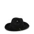 Piercing Black Felt Gambler Hat