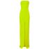 Green Bysha strapless maxi Dress