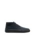 Blue suede-finish lace-up desert boots