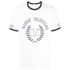 Valentino Logo print contrasting hem white T-shirt