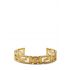 Gold Medusa Greca rigid Bracelet
