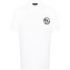 White polo shirt with Medusa application