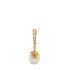 Gold crystal-embellished drop earring