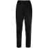 Satin-finish tapered trousers